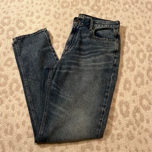 American Eagle distressed mom jeans